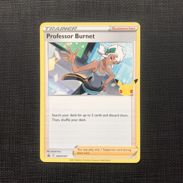 professor burnet pokemon card value Amazon.com: Professor Burnet - TG26/TG30- Silver Tempest - Trainer Gallery