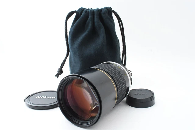 Nikon Ai-s Nikkor Ed 180mm F/2.8 Téléphoto Mf Objectif De Japon [ Haut Mint ]