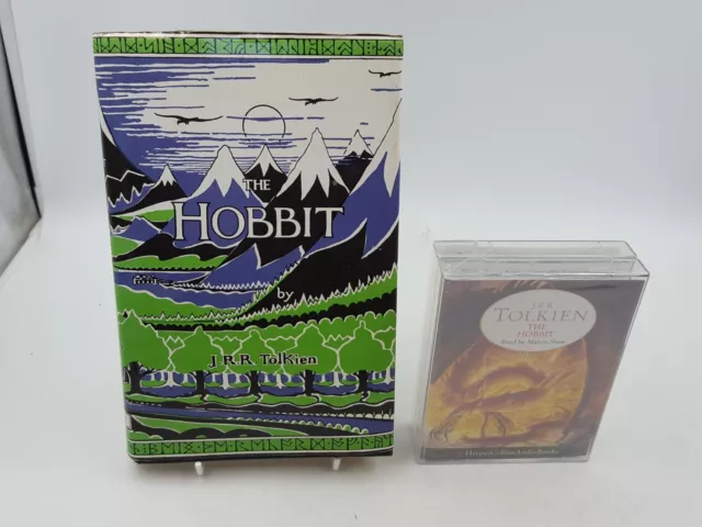 Vintage The Hobbit J.R.R Tolkien Book 1978 & Audio Cassette Read By Martin Shaw