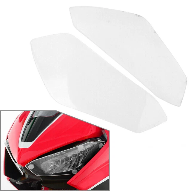 Headlight Guard Shield Screen Lens Cover Fit HONDA CBR1000RR 2017-20 Transparent