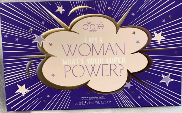Ciate I Am A Woman What's Your Super Power 24 shade Eyeshadow Palette - BNIB