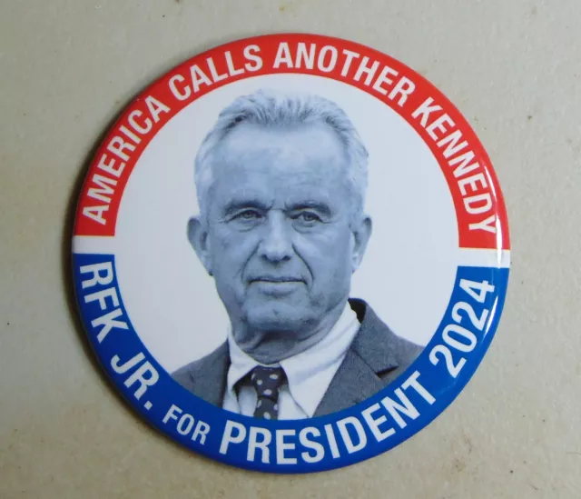 ROBERT F. KENNEDY RFK Jr 2024 campaign pin button political 2.00