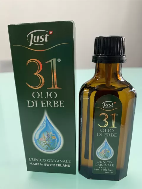 Just - Olio 31 Originale Svizzero L'Unico Con 31 Piante - 75 ML :  : Bellezza
