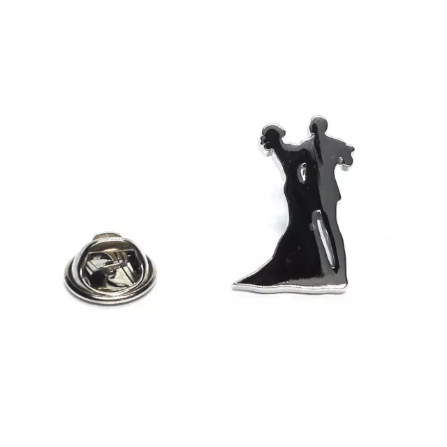 Ballroom Dancing Couple Silhouette Dancers Lapel Pin Badge X2AJTP496