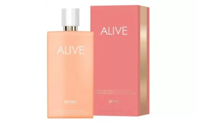 HUGO BOSS ALIVE Ladies Perfumed Hand Body Lotion 200ml New