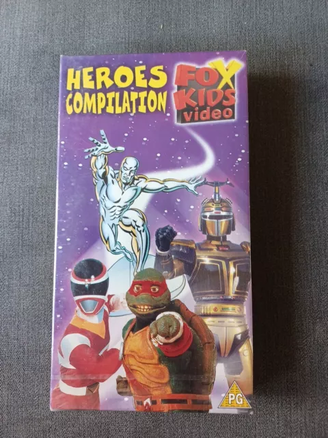 FOX KIDS HEROS Compilation VHS Video NEW & SEALED Power Rangers ...