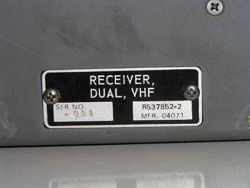 MILITARY AIRCRAFT DUAL VHF - Gold Recovery