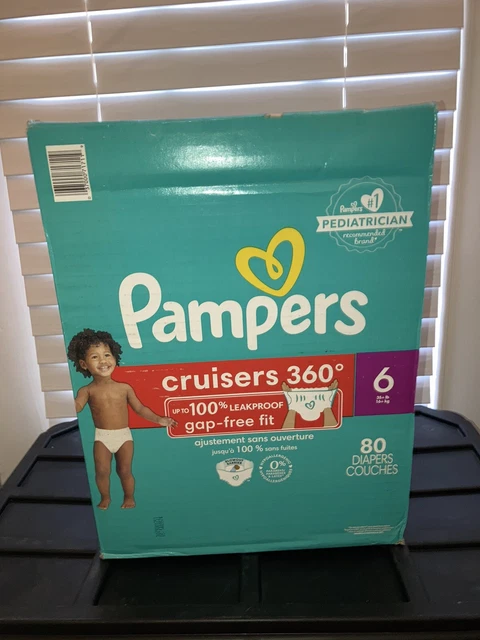 Pampers Cruisers 360 Diapers - Size 6 - 80ct