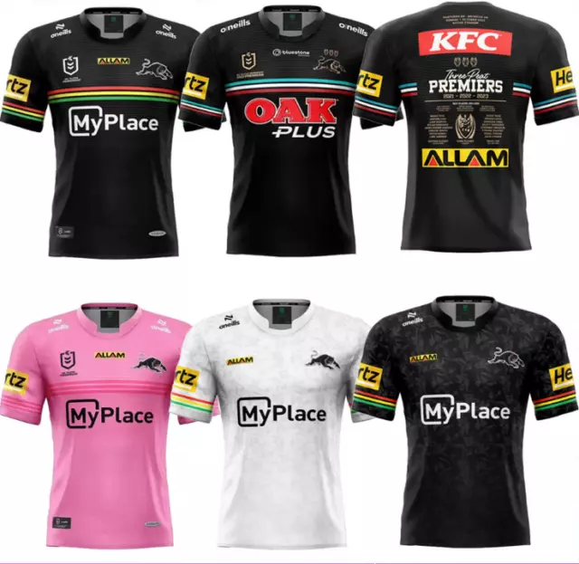 NEW 2024 NRL Panthers Premership Jersey Panthers Rugby League Jerseys