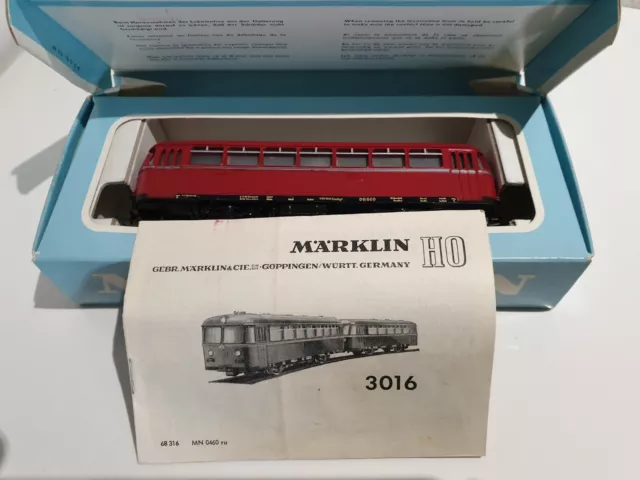 Märklin H0 3016,mit OVP, Anleitung**TOP-Zustand60ér Jahre Antik Sammler Rarität