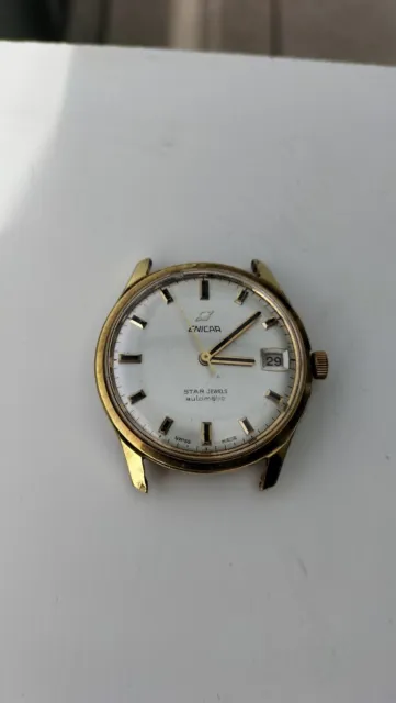 vintage Enicar Automatik Uhr 60er Jahre