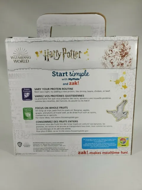 Nuevo - Harry Potter 3 piezas juego de comida para niños - Incluye vaso, tazón y plato 3