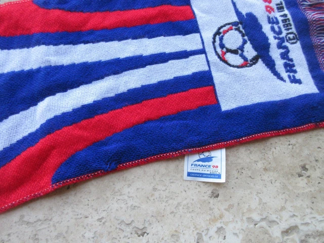 ECHARPE FRANCE 98 coupe du monde vintage football scarf soccer EUR 25,90 - FR