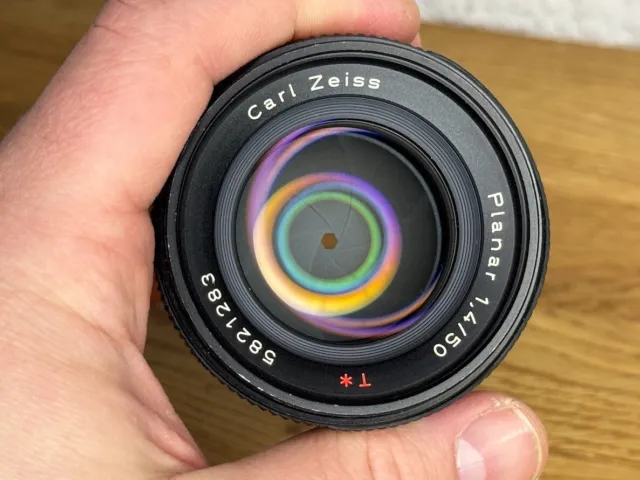 Contax Carl Zeiss Planar T 1,4/50 Standard-Objektiv Contax/Yashica mount lens