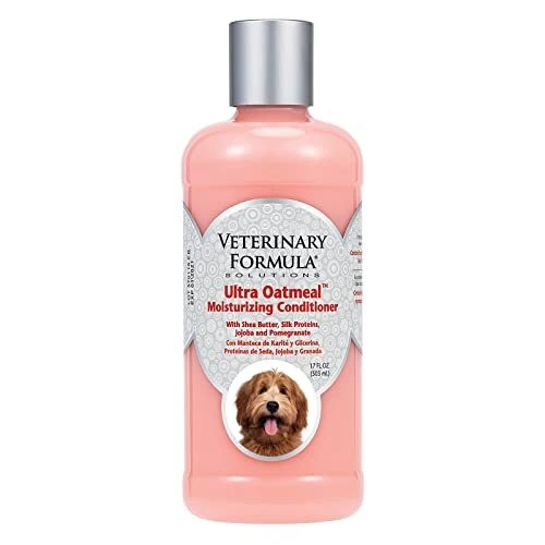 Solutions Ultra Oatmeal Moisturizing Conditioner for Dogs, 17 oz – with Collo...