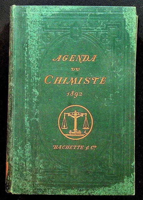 Agenda du chimiste 1892