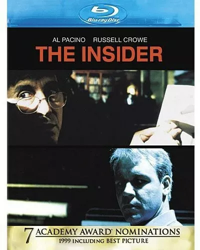 The Insider [New Blu-ray] Ac-3/Dolby Digital, Dolby, Digital Theater System, D