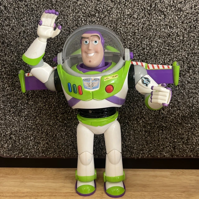 BUZZ LIGHTYEAR TOY Story Figure Disney Store Pixar 12” Sounds And