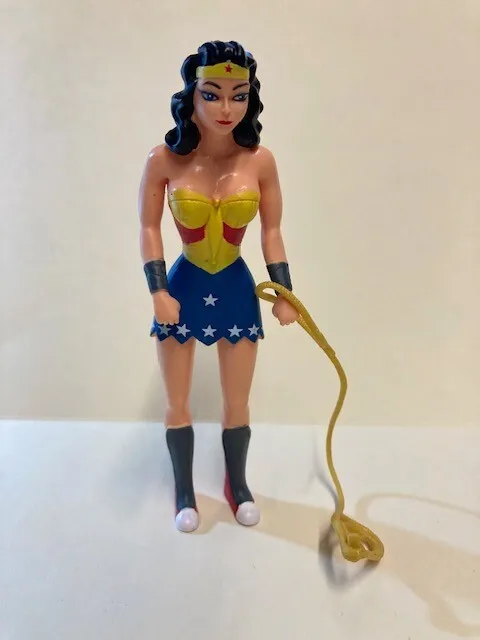 DC Comics Wonder Woman Bendable Rubber 5.5" Action Figure  WW with Lasso