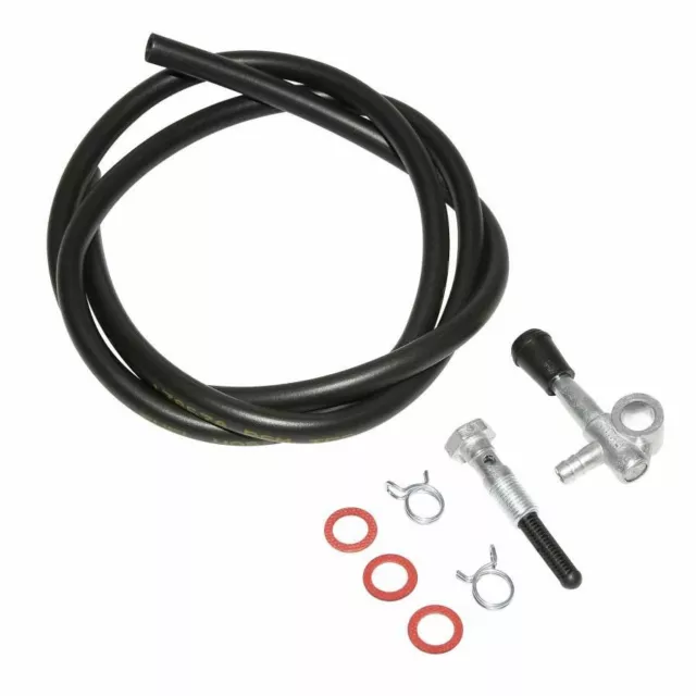 Robinet essence cyclo adaptable mbk-motobecane 88 (a tirette) avec durite noire