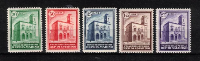 S47831 San Marino 1932 Halls 5v