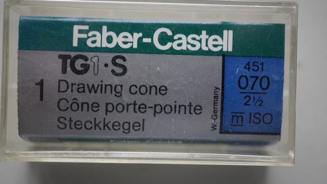 Original Faber-Castell Zeichenkegel  0,70 mm NEU/OVP