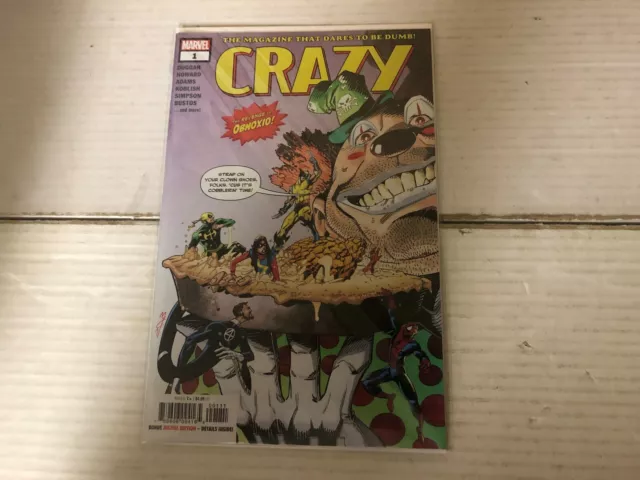 CRAZY (2019 Marvel) #1 NM 1st Print 1-Shot Deadpool Immortal Hulk Wolverine Thor