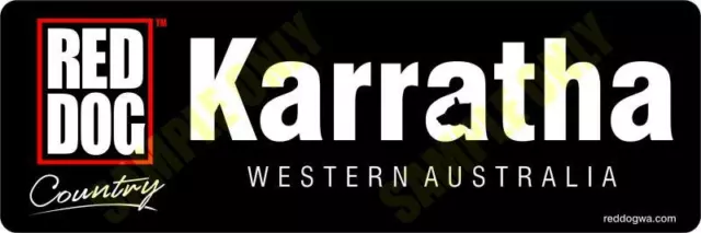 Red Dog Karratha Bumper Sticker