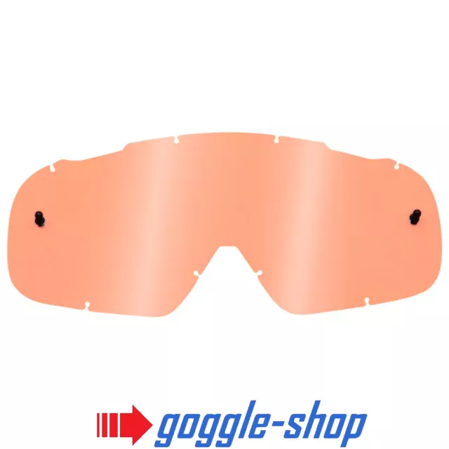 Goggle-Shop Remplacement Lentille pour Fox Airspace Motocross MX Lunettes Orange