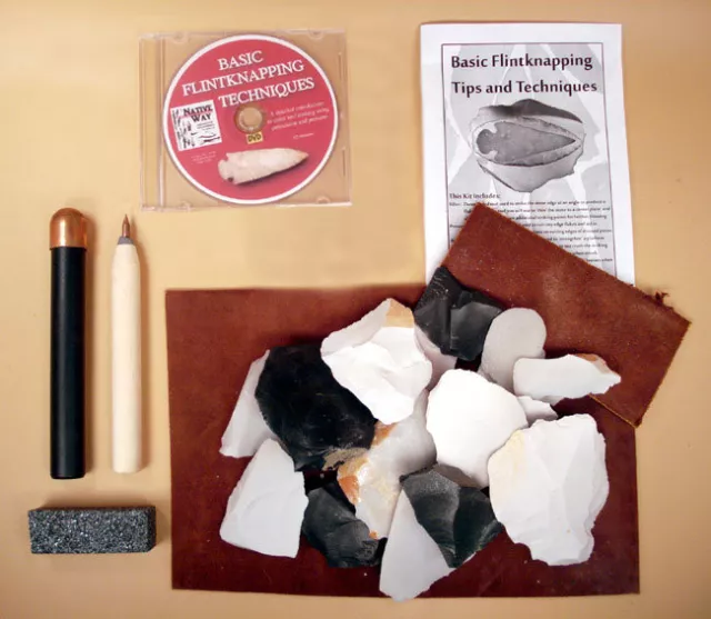 Mini Flint Knapping Kit - Flintknapping tools, flint knapping, arrowheads
