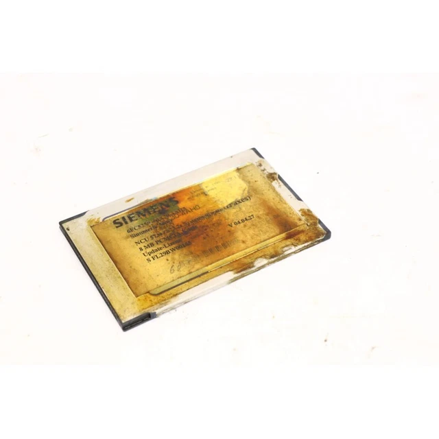 Siemens 6FC5250-4BX30-4AH3 6FC5250-4BX30-4AH3 8MB PCMCIA cart READ DESC (B1238)