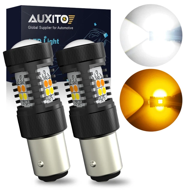AUXITO 1157 Switchback LED Front Turn Signal Lights DRL Anti Hyper Flash Canbus