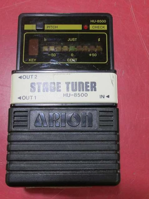 ARION VINTAGE 1980 S HU 8500 Stage Tuner Guitar Bass Effect Pedal