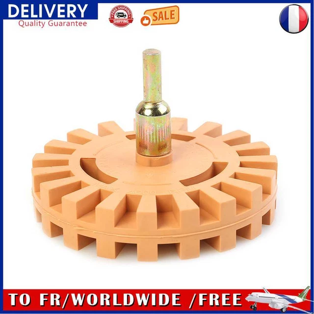 4in Eraser Wheel Adhesive Remover Vinyl Decal Graphics Removal Tool (20mm)