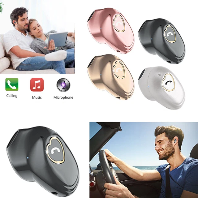 Mini In-Ear Bluetooth Earpiece Wireless Headphone Single Earbud for Cell Phones