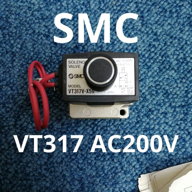 SMC VT317 AC200V 3 Port Electromagnet Solenoid Valve