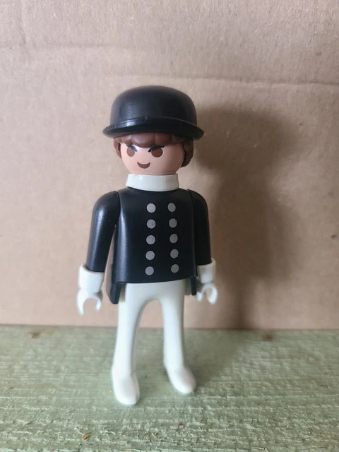 Figurine Playmobil Personnage Homme 1900 Customisée N2 - Occasion - Pour Collection Ou Diorama Historique