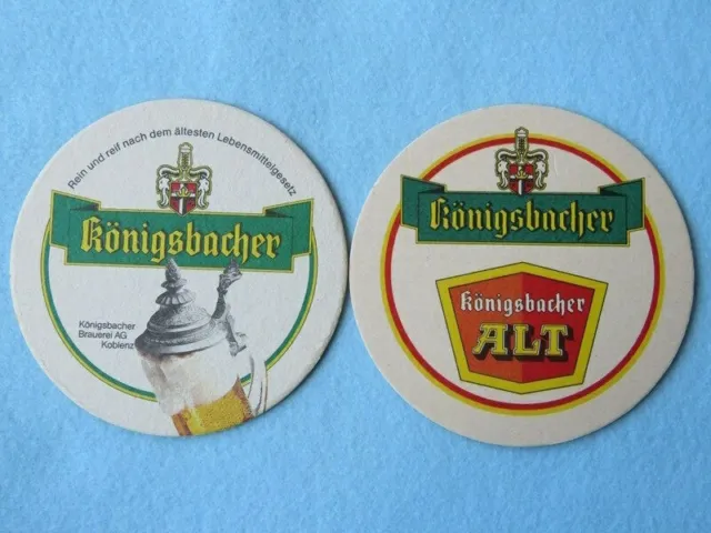 Beer Bierdeckel Coaster ~ Konigsbacher Brewery Alt Bier ~ Koblenz, GERMANY