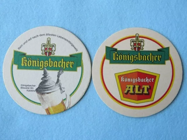 Beer Bierdeckel Coaster ~ Konigsbacher Brewery Alt Bier ~ Koblenz, GERMANY
