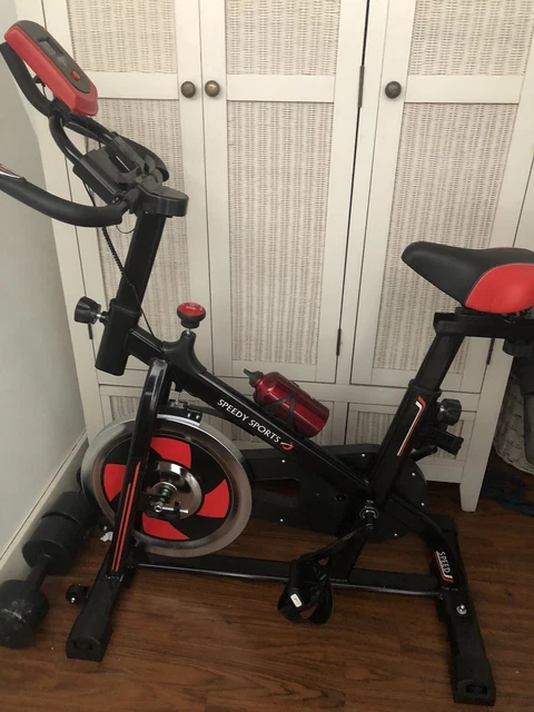 INDOOR EXERCISE BIKE Speedy sports exercise bike with built in display 120.00 PicClick UK