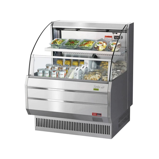 Turbo Air TOM-30LS-N 28" Horizontal Open Display Merchandiser