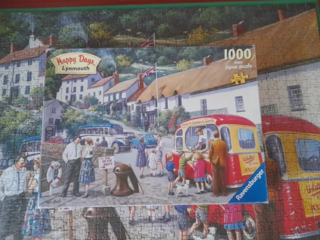 ravensburger 1000 piece jigsaw puzzle - Happy Days, Lynmouth