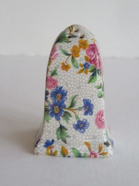 Royal Winton Grimwades Old Cottage Chintz (Pre 1960, Cream) SALT SHAKER