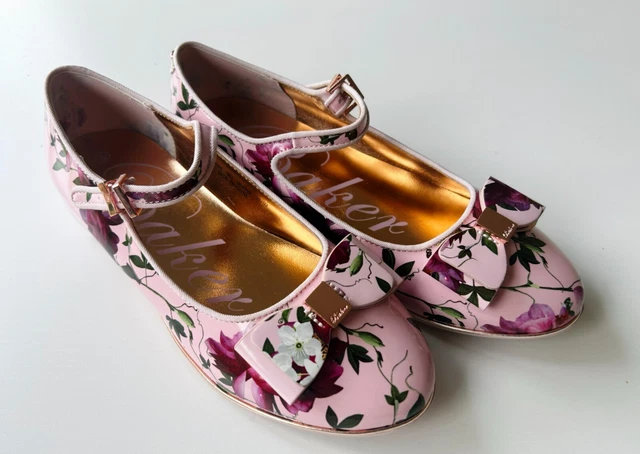 BNWT Ted Baker shoes Size: UK 3 Euro 35.5 Girls new RRP £35 Citrus Leopard flats