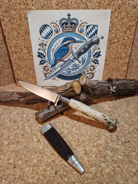 Outdoor Klappmesser ShadowWood – 9,5 Cm Klinge, 12,5 Cm Griff, Holzoptik & Titanbeschichtung (EDC, Camping, Angeln)