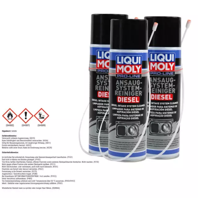 2x LIQUI MOLY 5168 Pro-Line Intake System Cleaner Diesel 400ml