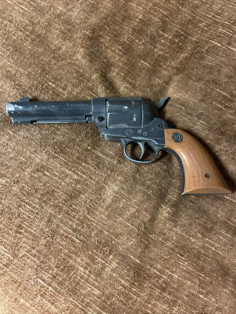 Ancien Pistolet Miniature Revolver En Métal - Jouet Du 20ème Siècle