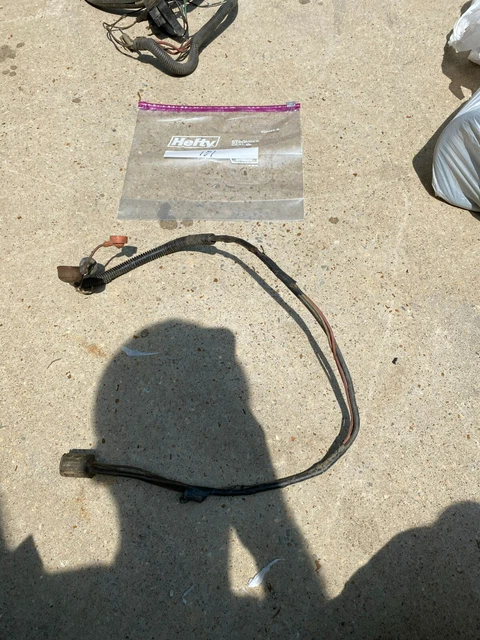 Unk 1970s 1960s? Ford engine motor wiring harness alternator truck Mustang? FE?