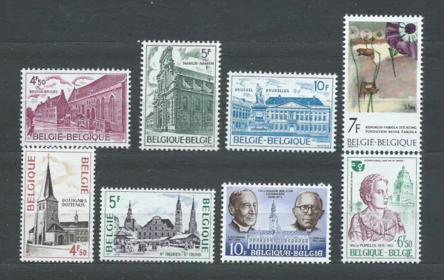 BELGIË BELGIQUE - 1975 YT 1760 à 1767 - TIMBRES NEUFS** MNH LUXE