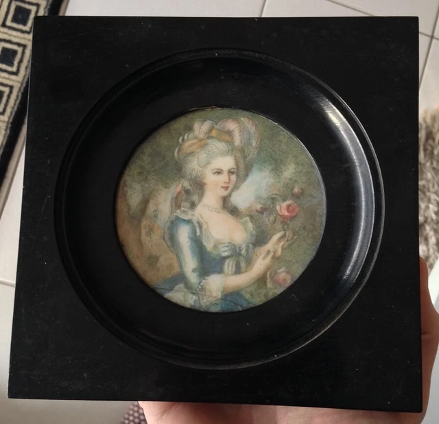 Broche Ancienne Portrait De Femme - Signée Flaman - Vers 1930/1950 - Occasion